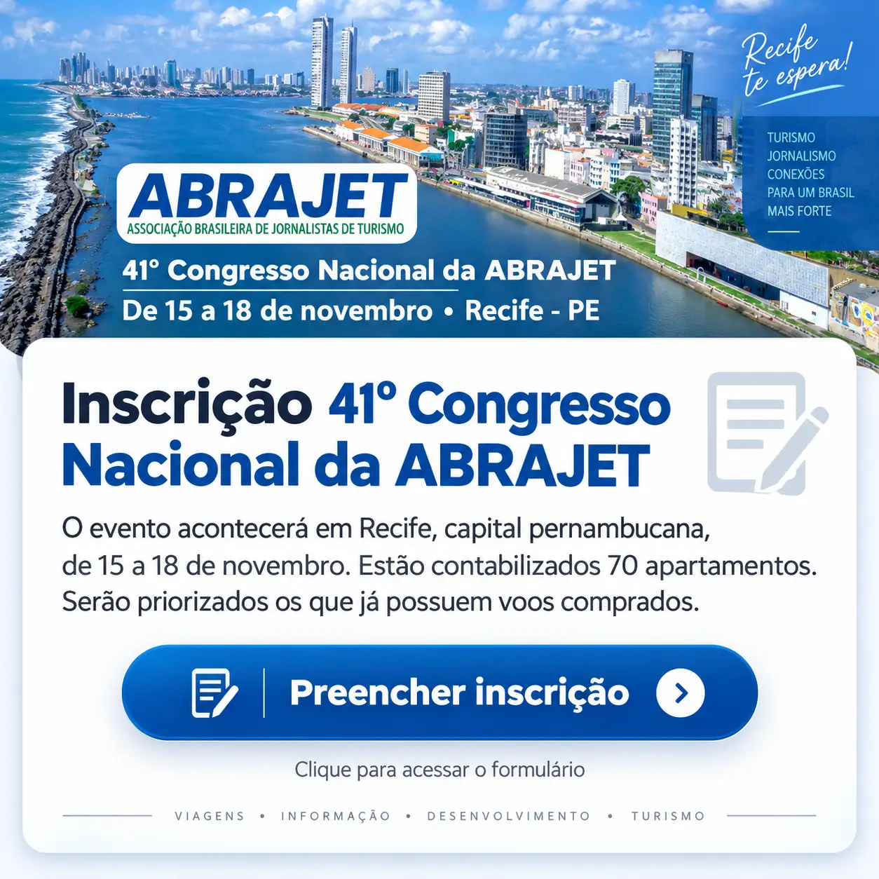 41 congresso nacional da Abrajet