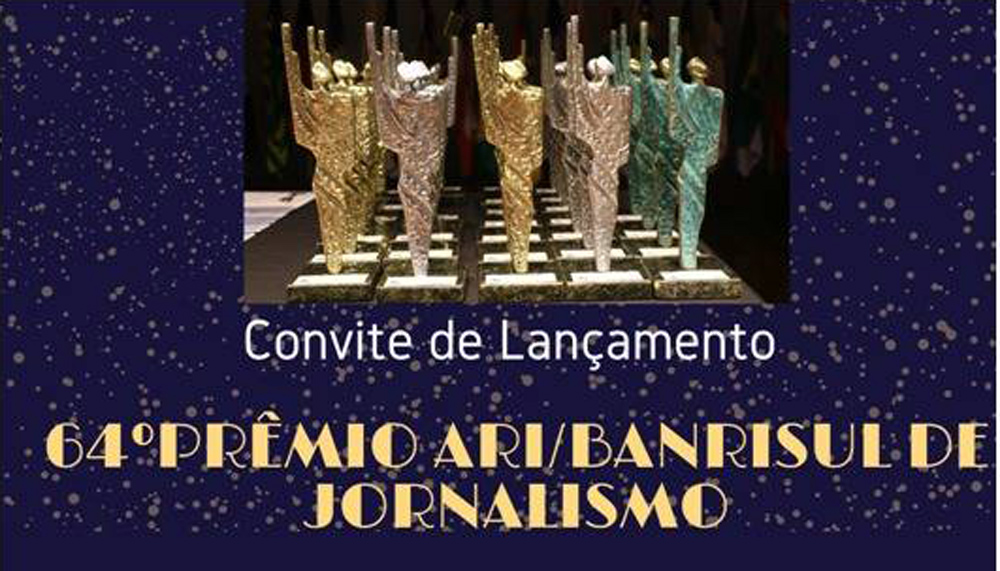 Read more about the article Prêmio ARI/Banrisul de Jornalismo será lançado dia 22