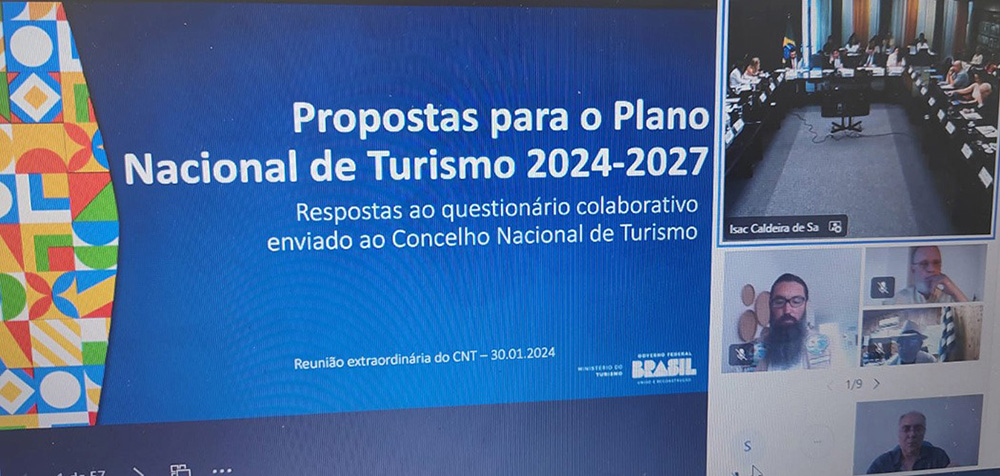 Propostas para o Plano Nacional de Turismo 2024 – 2027/ Foto: Evandro Novak/Bom Dia SC