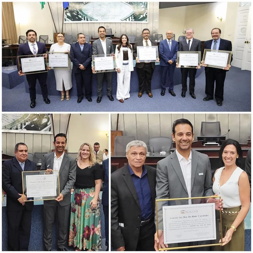 homenagem Igora presidente abrajet Alagoas na assembleia legislativa