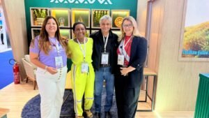 jornalistas da abrajet na abav expo 2025 que aconteceu no RS