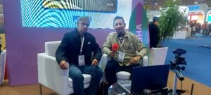 jornalistas da abrajet na abav expo 2025 que aconteceu no RS