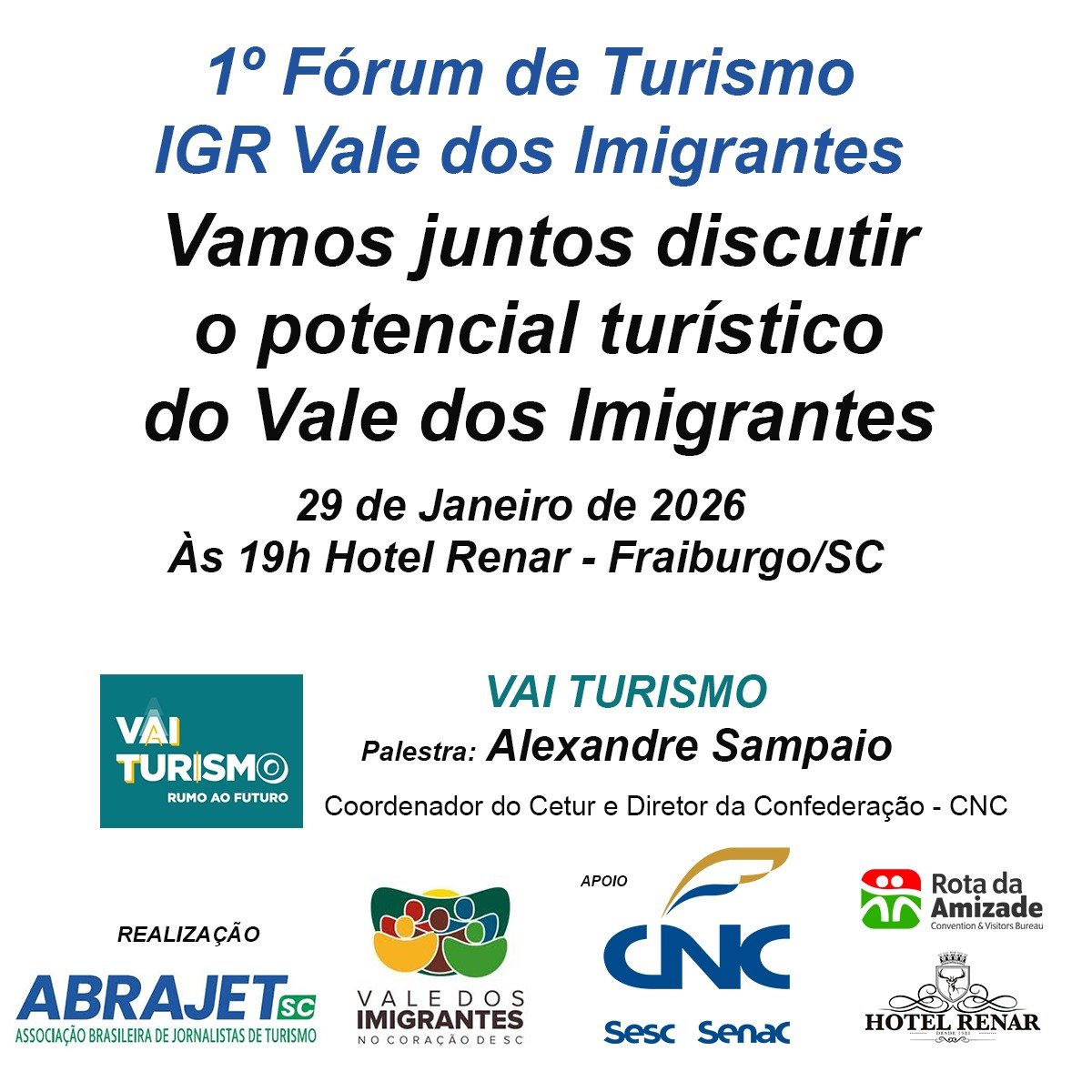 You are currently viewing Turismo em pauta: Fraiburgo sedia I Fórum de Turismo do Vale dos Imigrantes